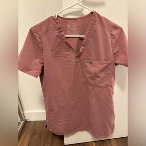 Figs one pocket Catarina top mineral mauve